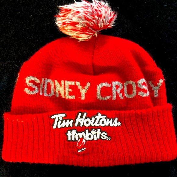 Tim Hortons Coffee Sidney Crosby Timbits Cap Kids Beanie Winter Hat Youths - Picture 1 of 1